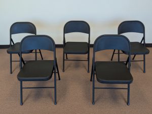 Black Folding Chairs