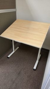 Height and Tilt Adjustable Table Tilted
