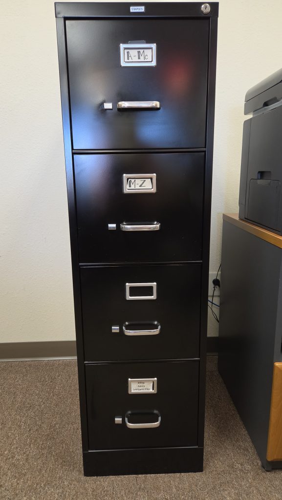 Staples 4-Drawer File Cabinet